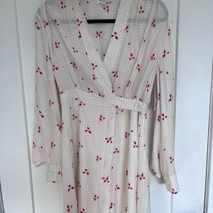 Equipment long sleeve printed silk dress - 4